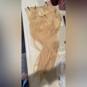 Real human Blonde Hair Extensions
